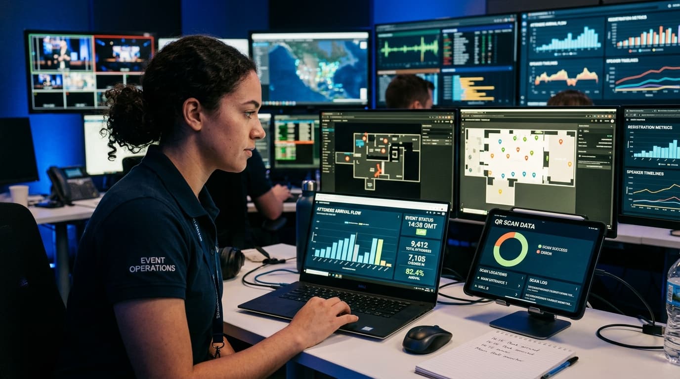 Operator monitoring dashboard real-time