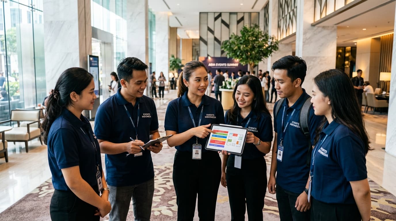 Koordinasi tim Matik Event